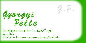 gyorgyi pelle business card